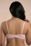 Zivame Padded Non Wired 3/4th Coverage Tshirt Bra - Pink Dogwood — thumbnail 2